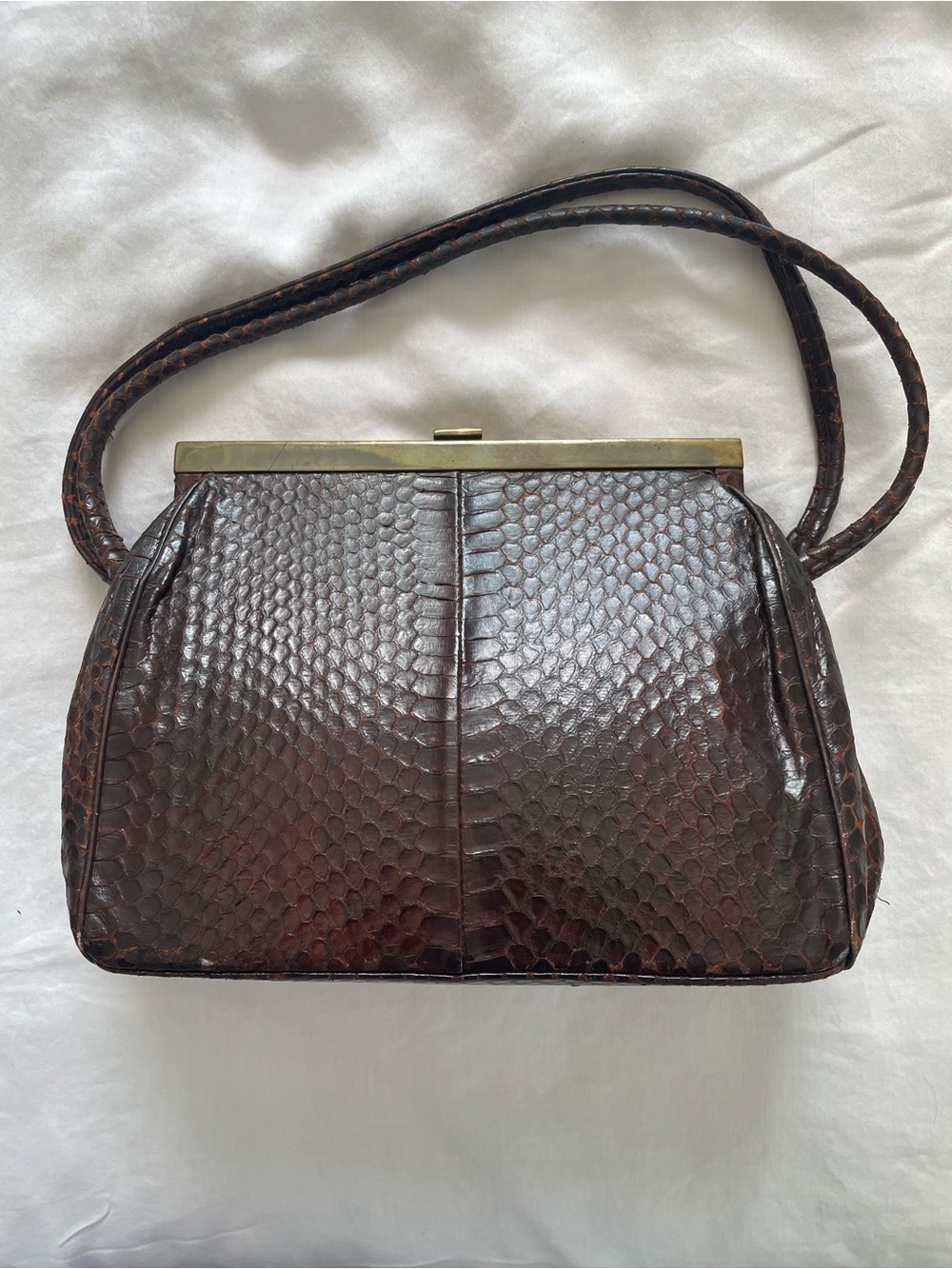 VINTAGE 1950’s REAL SNAKESKIN PURSE